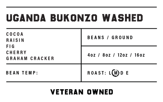 NEW - Uganda Bukonzo Washed Organic