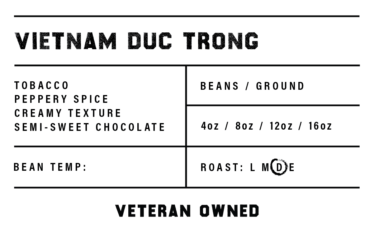 ORGANIC-Vietnam Duc Trong Dark Roast