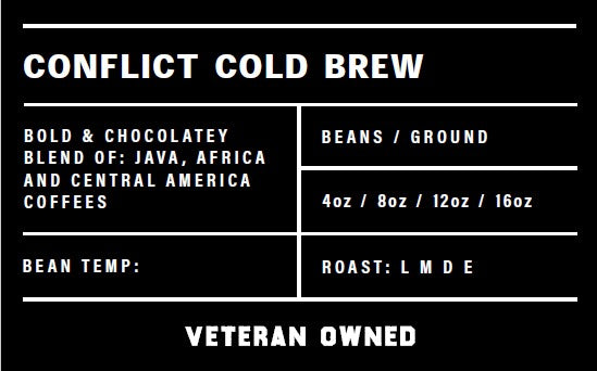 Conflict Cup Cold Brew Blend